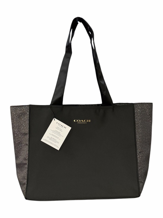 Coach Handbags - Coach Fragrance Promotional Tote Bag – Black with Gold Accents – NWT.